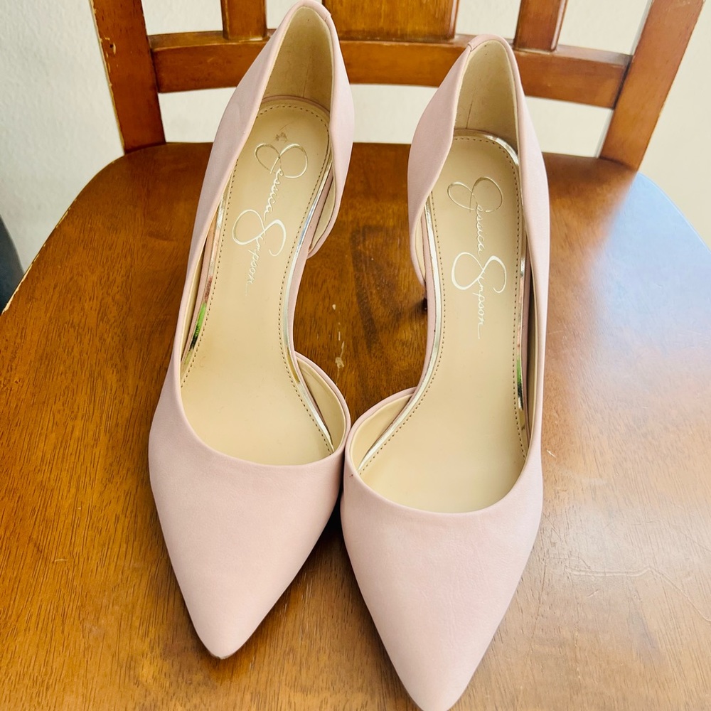 Jessica Simpson Nude Pink Heels size 9
